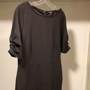 Ann Taylor black dress size 10. Pretty sleeves.